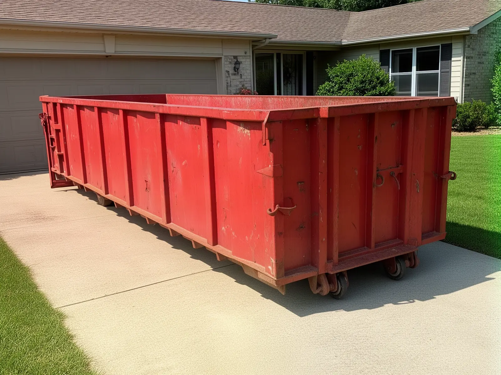 Roll-off dumpster from Escondido Heavy Duty Dumpster Rental in Escondido, CA